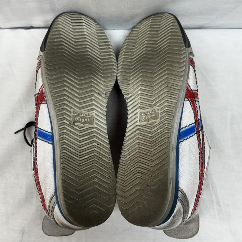 オニツカタイガー ONITSUKA TIGER スニーカー スニーカー 1183A971 メキシコ66 レザー ローカット スニーカー トリコロール 26.5cm メンズ USED 古着 中古 50154102