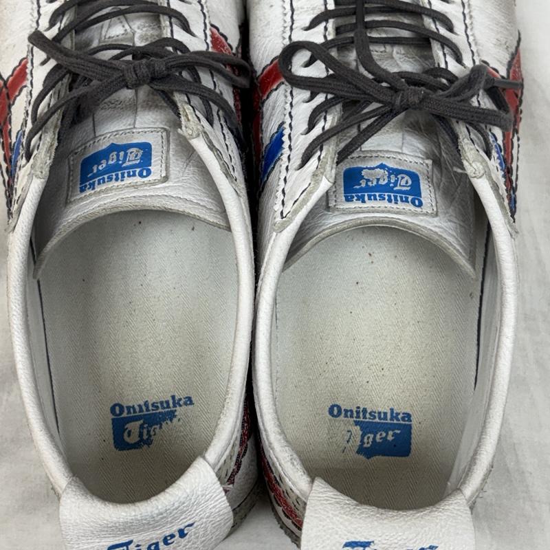 オニツカタイガー ONITSUKA TIGER スニーカー スニーカー 1183A971 メキシコ66 レザー ローカット スニーカー トリコロール 26.5cm メンズ USED 古着 中古 50154102