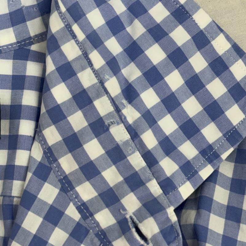 ポロバイラルフローレン Polo by RALPH LAUREN シャツ、ブラウス 長袖 WESTERTON ギンガムチェック ビッグサイズ 長袖 シャツ XL 白 / ホワイト / white X 水色 / ライトブルー / メンズ USED 古着 中古 50154104