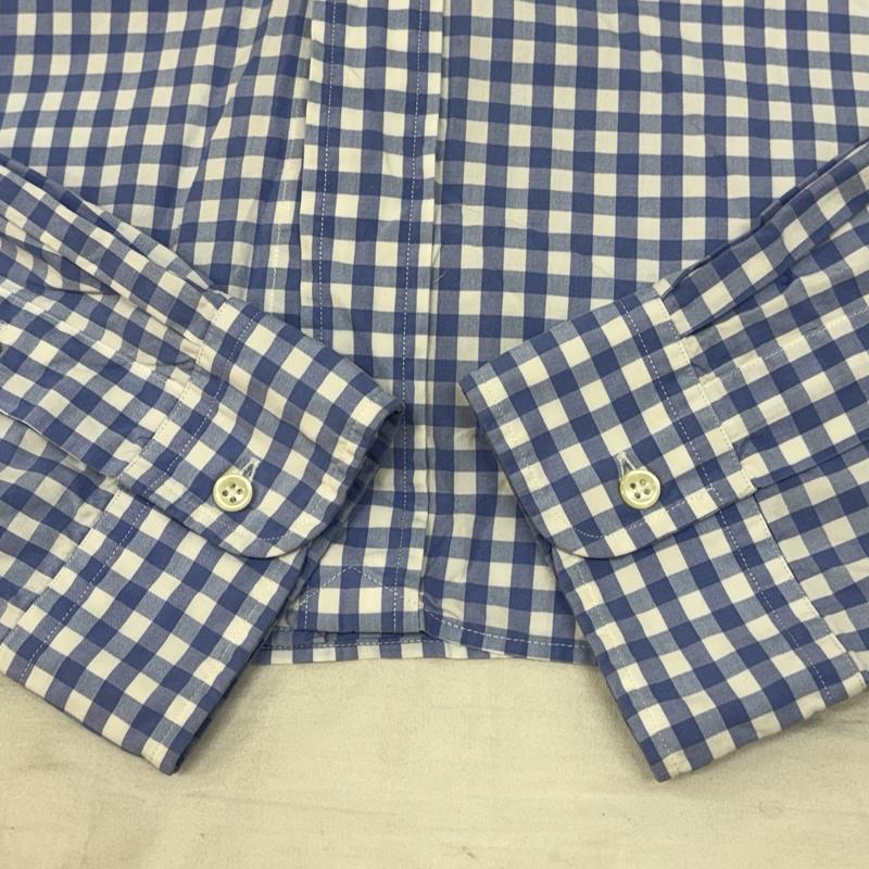 ポロバイラルフローレン Polo by RALPH LAUREN シャツ、ブラウス 長袖 WESTERTON ギンガムチェック ビッグサイズ 長袖 シャツ XL 白 / ホワイト / white X 水色 / ライトブルー / メンズ USED 古着 中古 50154104
