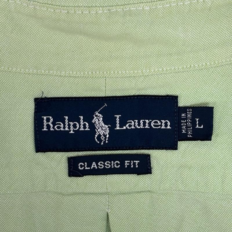 ラルフローレン RALPHLAUREN シャツ、ブラウス 長袖 CLASSIC FIT オックスフォード ボタンダウン 長袖 シャツ L メンズ USED 古着 中古 50154106