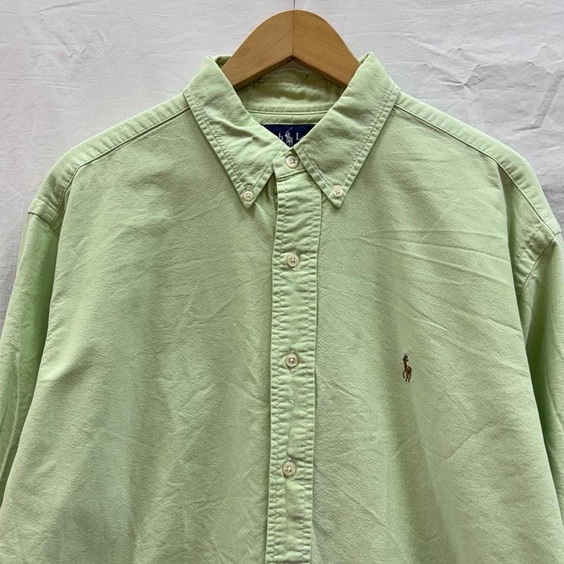 ラルフローレン RALPHLAUREN シャツ、ブラウス 長袖 CLASSIC FIT オックスフォード ボタンダウン 長袖 シャツ L メンズ USED 古着 中古 50154106