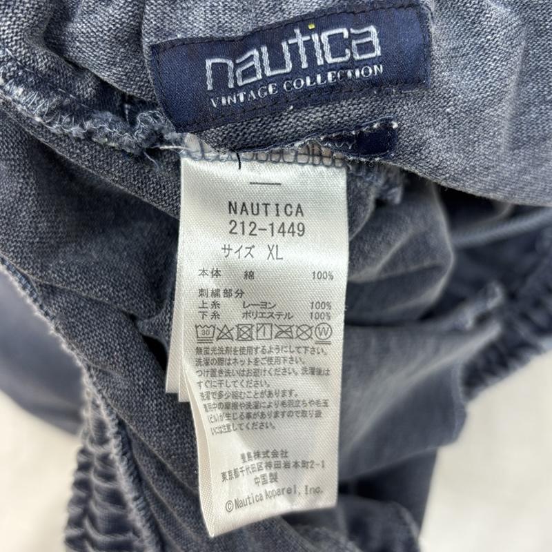 ノーティカ NAUTICA ボトムス ボトムス 212-1449 TOO HEAVY Relaxed Pants スウェット イージー リラックスド パンツ ビッグサイズ XL 紺 / ネイビー / navy メンズ USED 古着 中古 50154110
