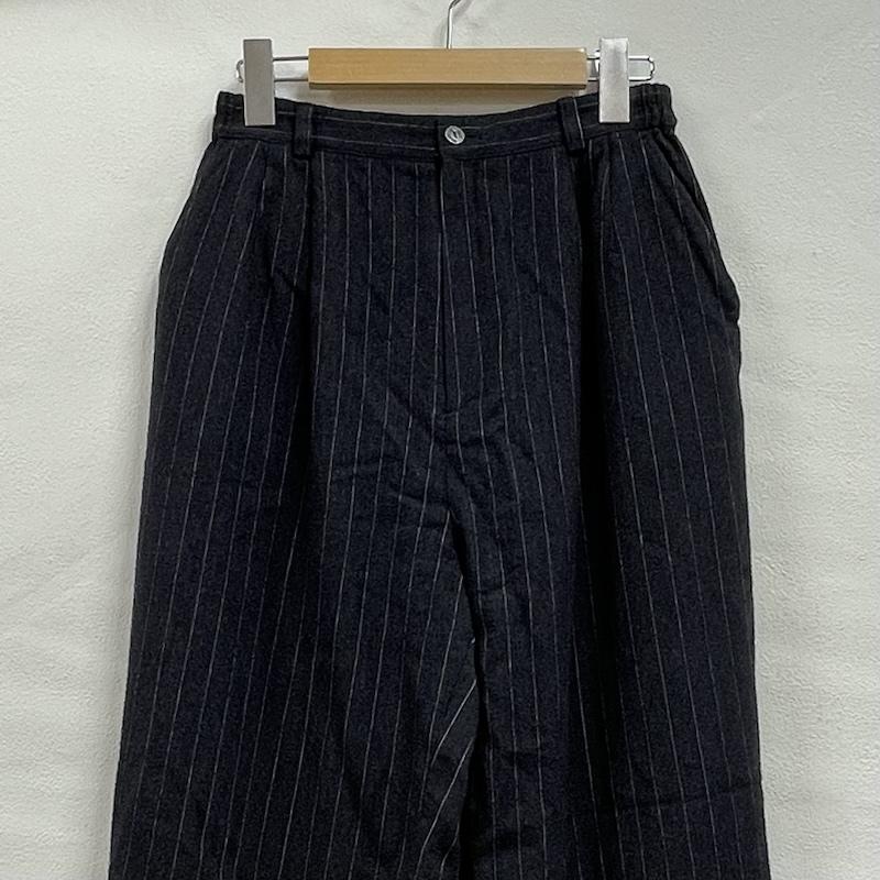 バーバリーズ BURBERRYS パンツ スラックス 90 s スラックス ウール パンツ 三陽商会 ゴルフ 日本製 ヴィンテージ ストライプ ジッパーフライ L ストライプ 紺 / ネイビー / navy X 白 / ホワイト / white レディース USED 古着 中古 50154128