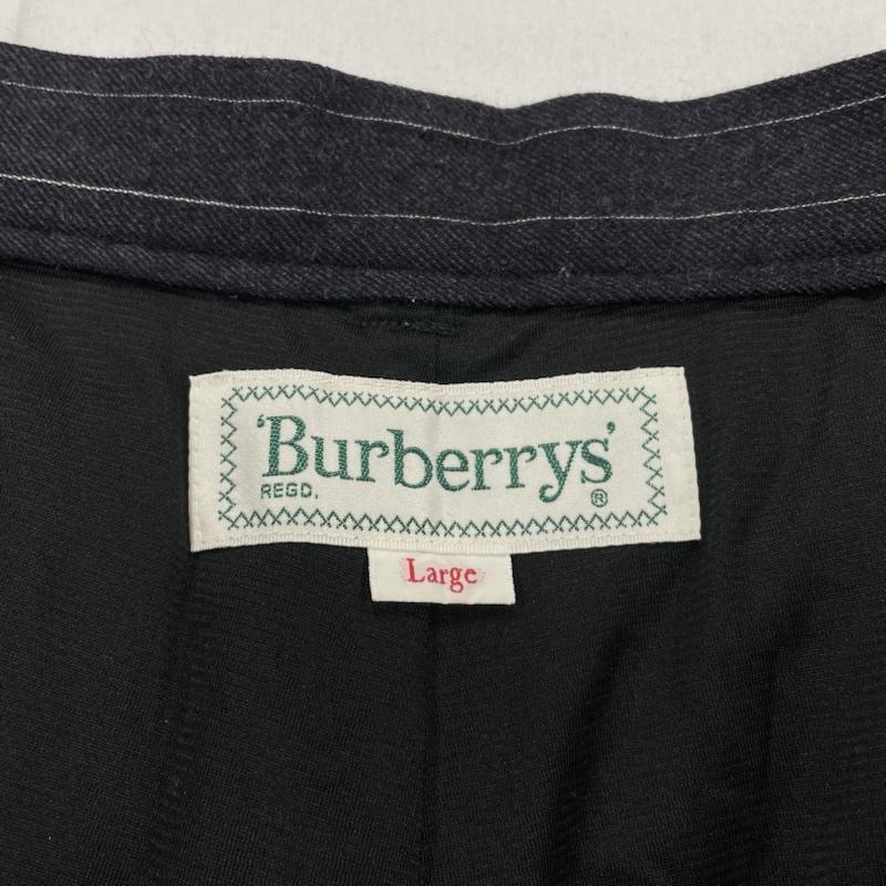 バーバリーズ BURBERRYS パンツ スラックス 90 s スラックス ウール パンツ 三陽商会 ゴルフ 日本製 ヴィンテージ ストライプ ジッパーフライ L ストライプ 紺 / ネイビー / navy X 白 / ホワイト / white レディース USED 古着 中古 50154128