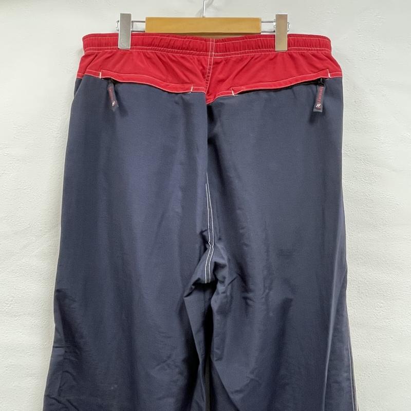 トミーヒルフィガー TOMMY HILFIGER ボトムス ボトムス ナイロン パンツ サイドファスナー 刺繍 ロゴ フラッグ L 無地 X ワンポイント X ロゴ、文字 X 刺繍 紺 / ネイビー / navy X 赤 / レッド / red メンズ USED 古着 中古 50154131