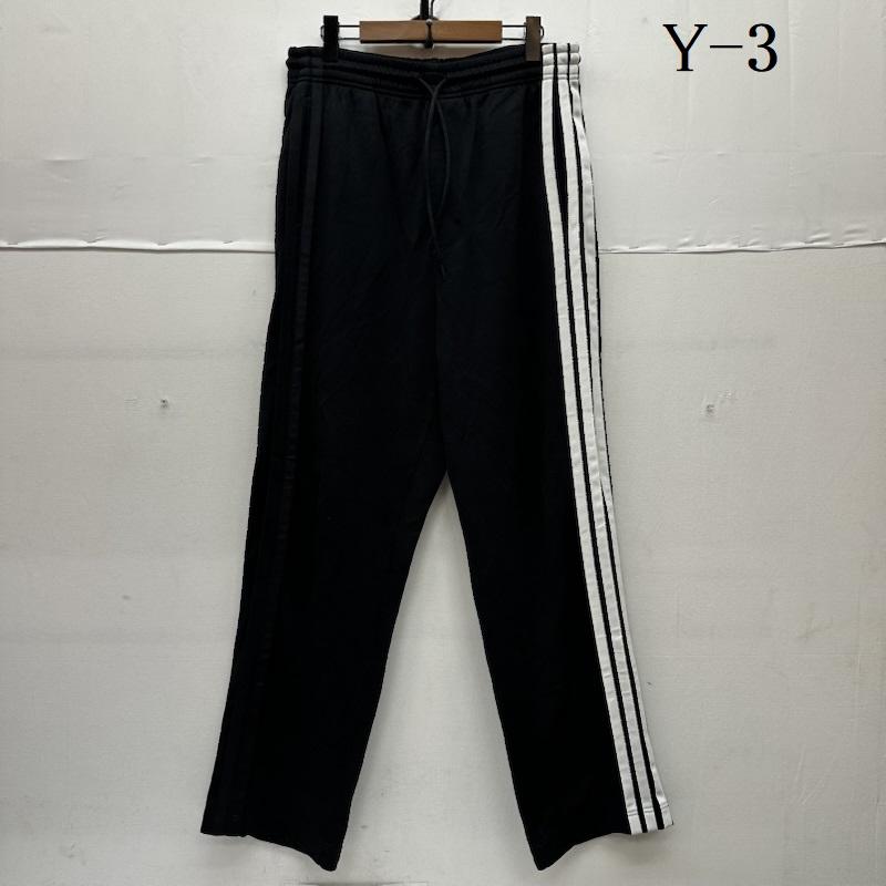 ワイスリー Y-3 パンツ ワークパンツ、ペインターパンツ 3-Stripes Selvedge Wide Pants サイド ライン スウェット ワイド パンツ DP0516 M 黒 / ブラック / black メンズ USED 古着 中古 50154140