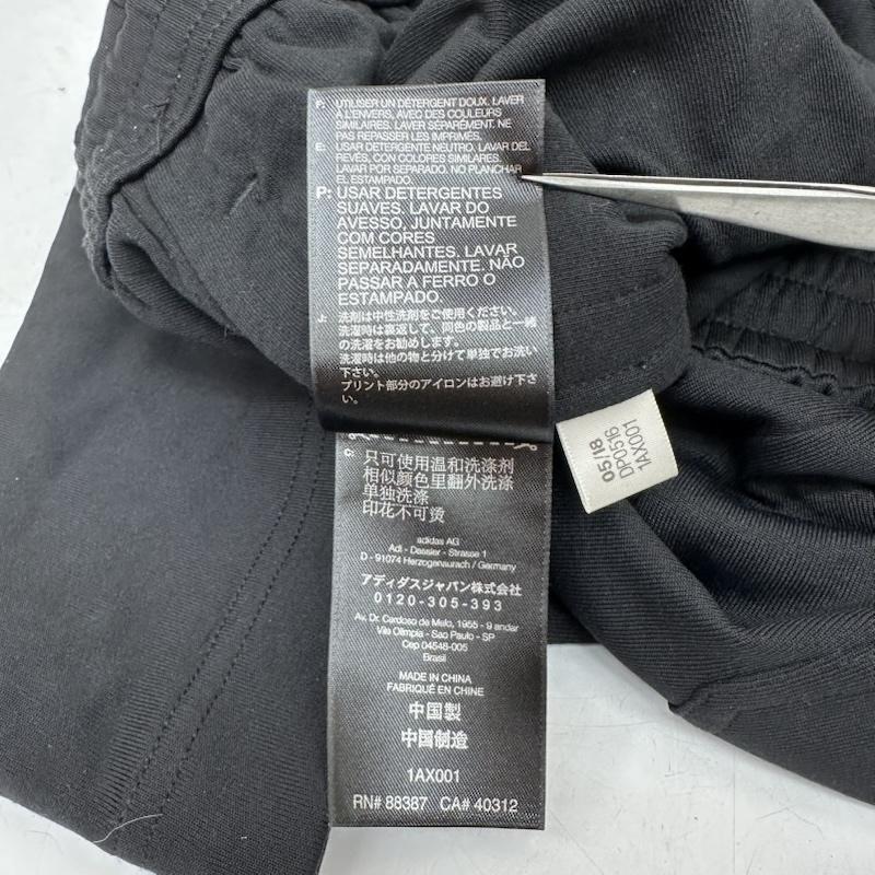 ワイスリー Y-3 パンツ ワークパンツ、ペインターパンツ 3-Stripes Selvedge Wide Pants サイド ライン スウェット ワイド パンツ DP0516 M 黒 / ブラック / black メンズ USED 古着 中古 50154140