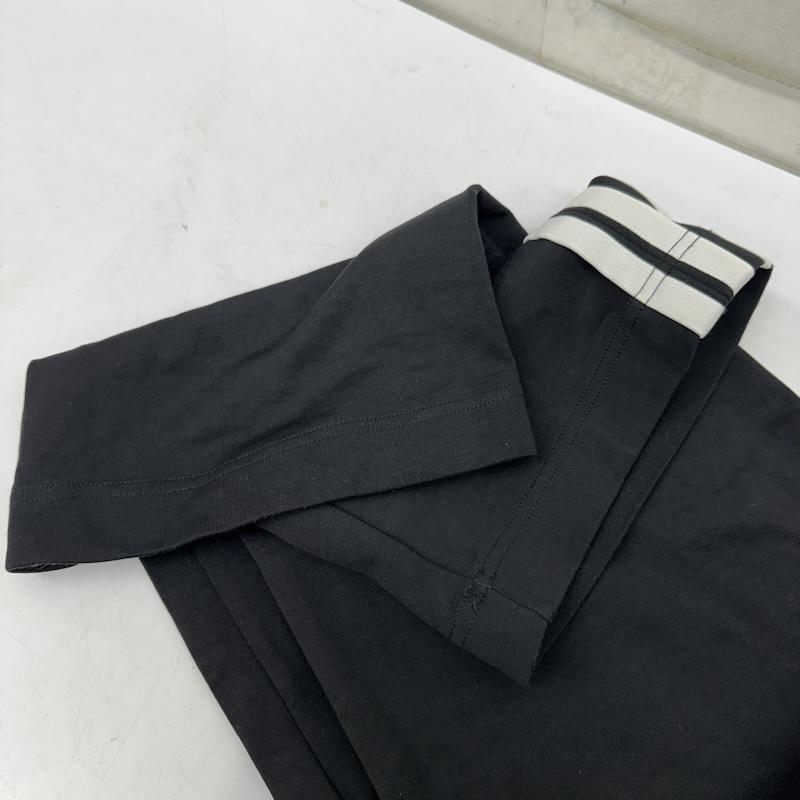 ワイスリー Y-3 パンツ ワークパンツ、ペインターパンツ 3-Stripes Selvedge Wide Pants サイド ライン スウェット ワイド パンツ DP0516 M 黒 / ブラック / black メンズ USED 古着 中古 50154140