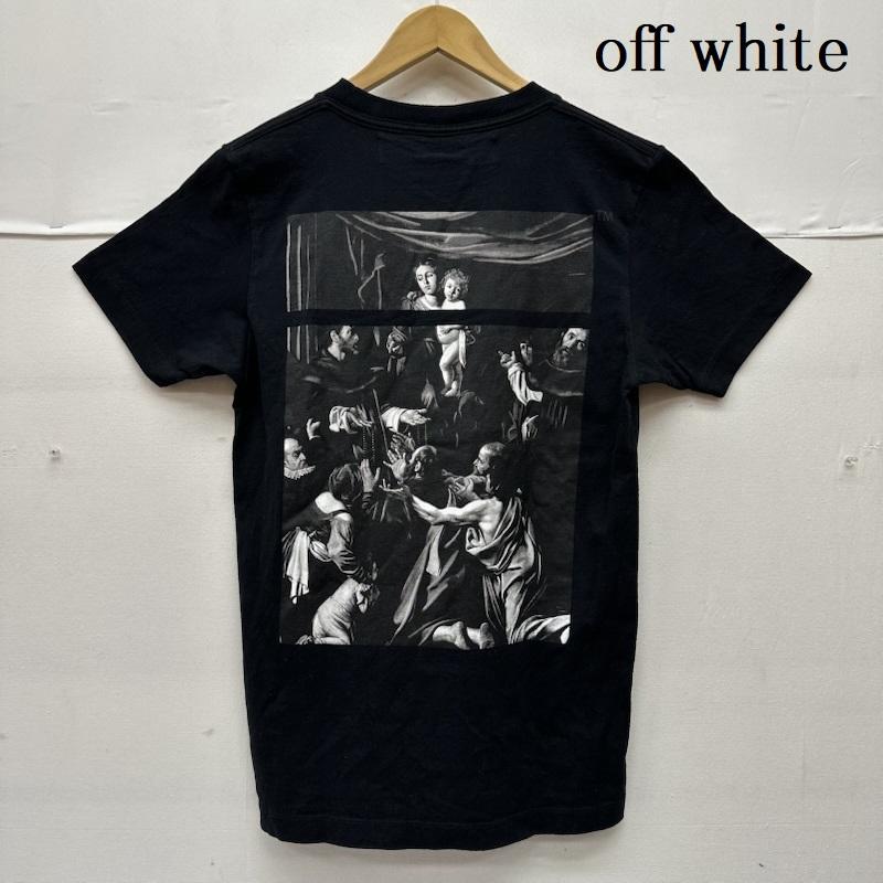 オフホワイト off white Tシャツ 半袖 バック プリント Tシャツ OMAA027S20185005 XS 黒 / ブラック / black メンズ USED 古着 中古 50154141