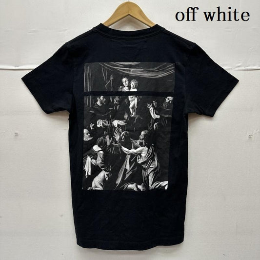 オフホワイト off white Tシャツ 半袖 バック プリント Tシャツ OMAA027S20185005 XS 黒 / ブラック / black メンズ USED 古着 中古 50154141