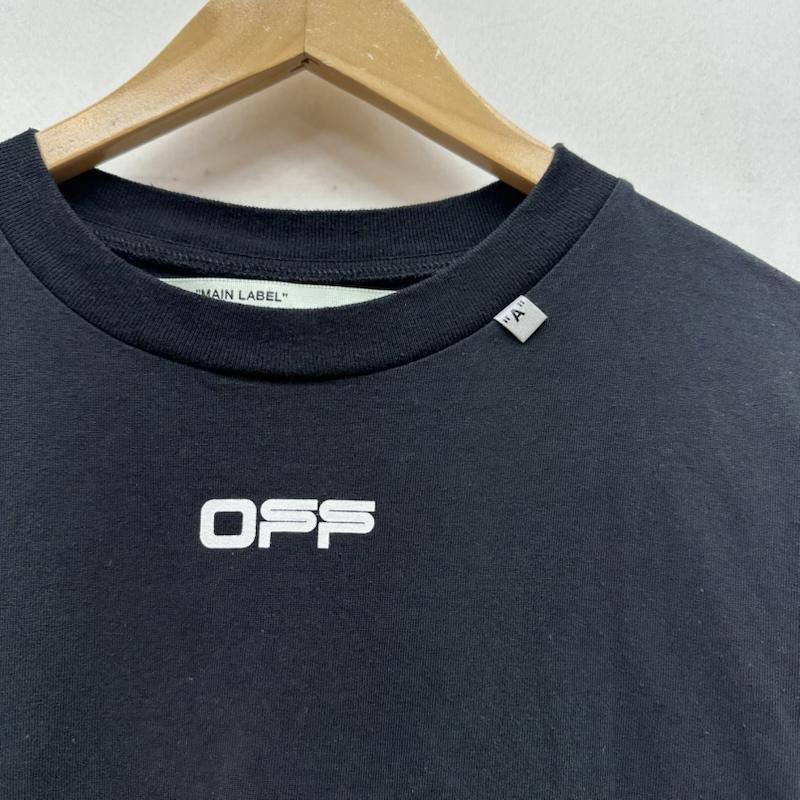 オフホワイト off white Tシャツ 半袖 バック プリント Tシャツ OMAA027S20185005 XS 黒 / ブラック / black メンズ USED 古着 中古 50154141