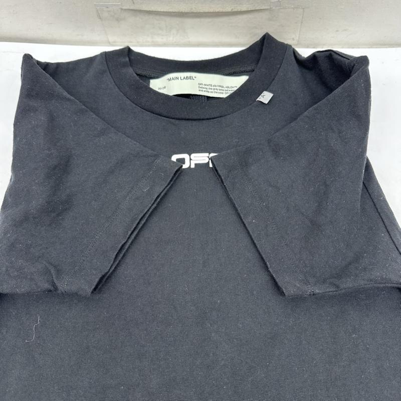 オフホワイト off white Tシャツ 半袖 バック プリント Tシャツ OMAA027S20185005 XS 黒 / ブラック / black メンズ USED 古着 中古 50154141