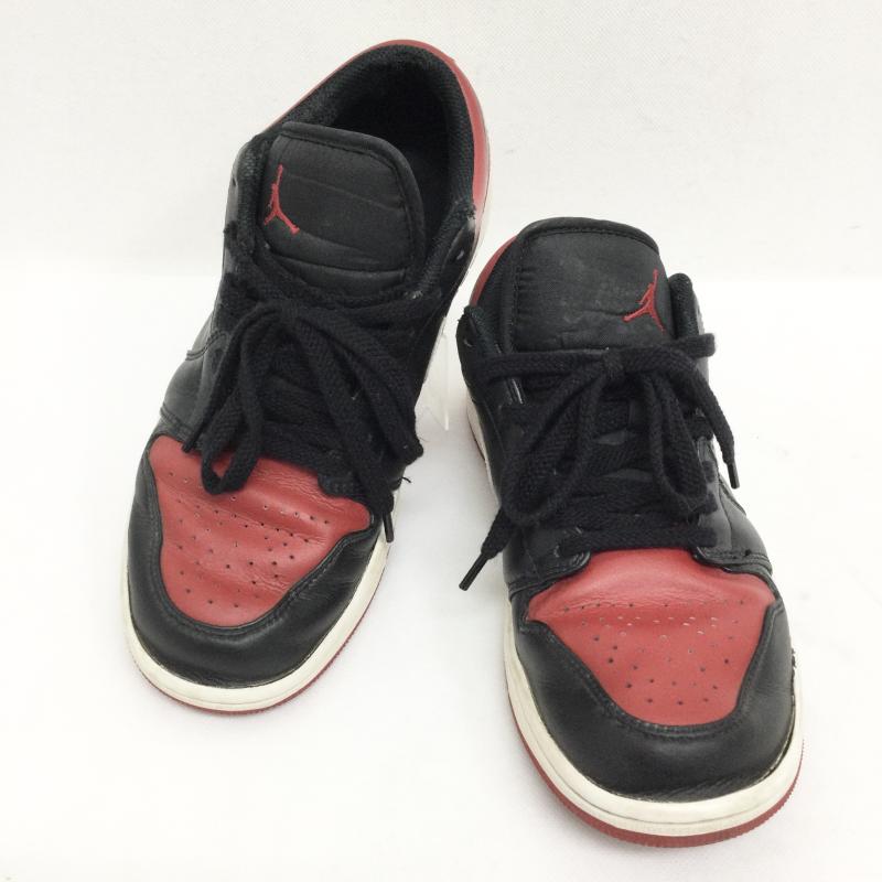 ナイキ NIKE スニーカー スニーカー NIKE AIR JORDAN 1 LOW ブラックxレッド メンズ スニーカー 553558-066 26.0cm 黒 / ブラック / black X 赤 / レッド / red メンズ USED 古着 中古 50154148