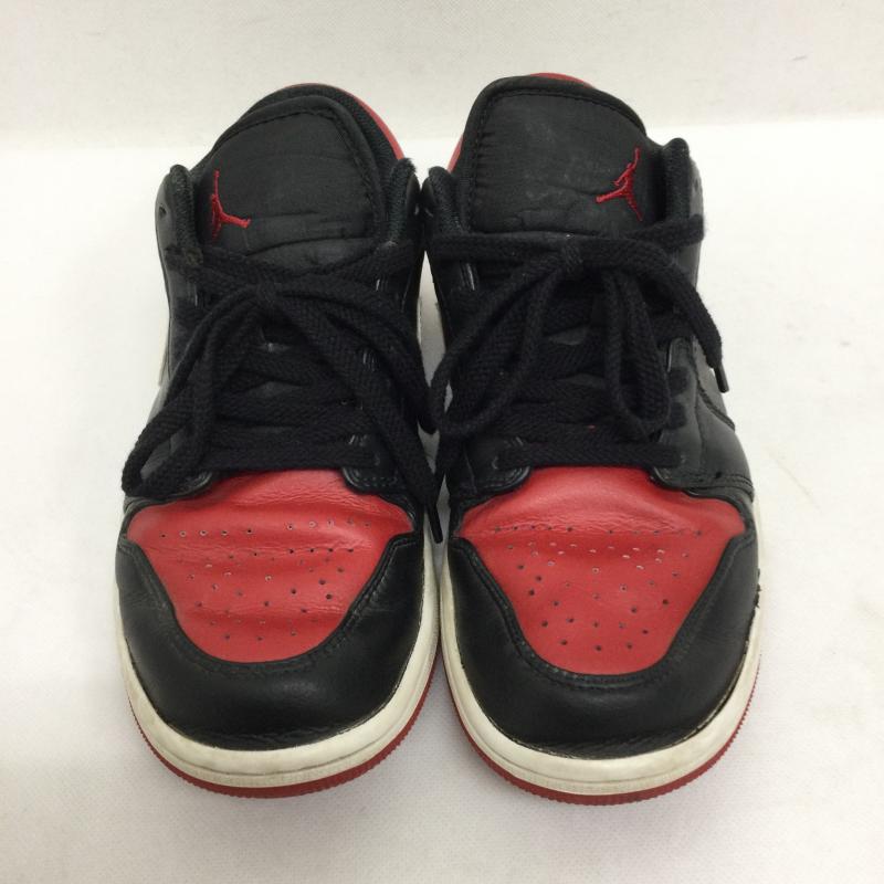 ナイキ NIKE スニーカー スニーカー NIKE AIR JORDAN 1 LOW ブラックxレッド メンズ スニーカー 553558-066 26.0cm 黒 / ブラック / black X 赤 / レッド / red メンズ USED 古着 中古 50154148