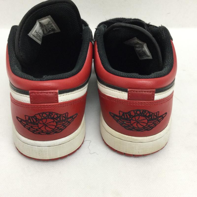 ナイキ NIKE スニーカー スニーカー NIKE AIR JORDAN 1 LOW ブラックxレッド メンズ スニーカー 553558-066 26.0cm 黒 / ブラック / black X 赤 / レッド / red メンズ USED 古着 中古 50154148