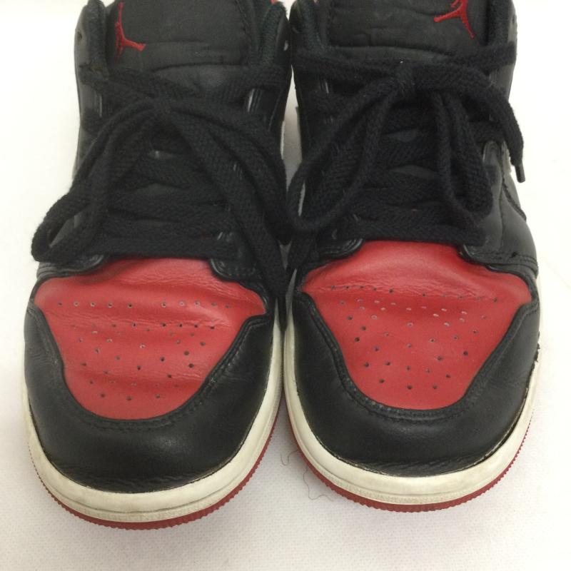ナイキ NIKE スニーカー スニーカー NIKE AIR JORDAN 1 LOW ブラックxレッド メンズ スニーカー 553558-066 26.0cm 黒 / ブラック / black X 赤 / レッド / red メンズ USED 古着 中古 50154148