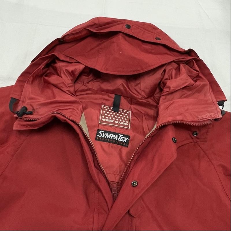 ヒステリックグラマー HYSTERIC GLAMOUR ジャケット、上着 ジャンパー、ブルゾン 90 s SYMPATEX シンパテックス マウンテンパーカー ナイロン ジャケット 星タグ ヴィンテージ ワッペン パッチ FREE ワンポイント X ロゴ、文字 X 刺繍 赤 / レッド / red X 黒 / ブラック / black メンズ USED 古着 中古 50154150