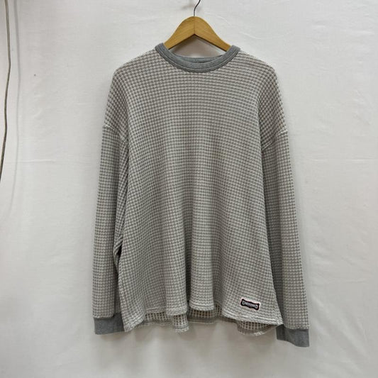 クラクト CLUCT カットソー 長袖 STONEMAN サーマルカットソー ロンT ワッフル XL 灰 / グレー / gray メンズ USED 古着 中古 50154160