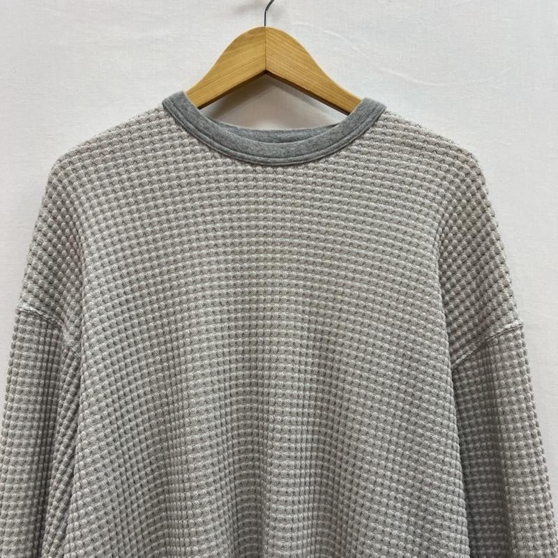 クラクト CLUCT カットソー 長袖 STONEMAN サーマルカットソー ロンT ワッフル XL 灰 / グレー / gray メンズ USED 古着 中古 50154160