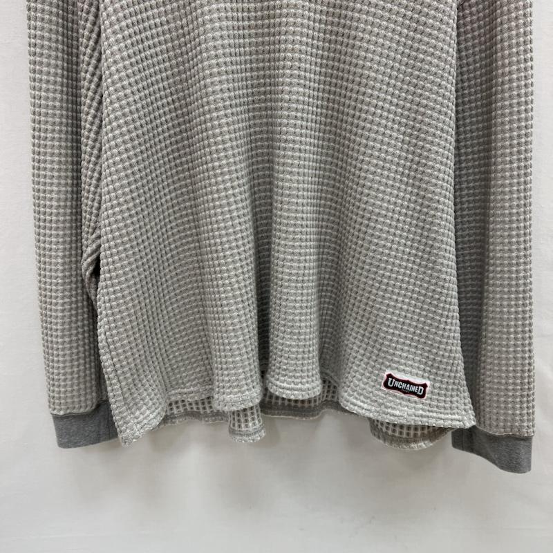 クラクト CLUCT カットソー 長袖 STONEMAN サーマルカットソー ロンT ワッフル XL 灰 / グレー / gray メンズ USED 古着 中古 50154160
