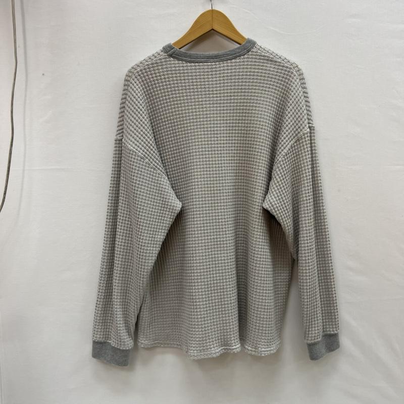 クラクト CLUCT カットソー 長袖 STONEMAN サーマルカットソー ロンT ワッフル XL 灰 / グレー / gray メンズ USED 古着 中古 50154160