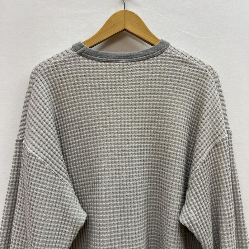 クラクト CLUCT カットソー 長袖 STONEMAN サーマルカットソー ロンT ワッフル XL 灰 / グレー / gray メンズ USED 古着 中古 50154160