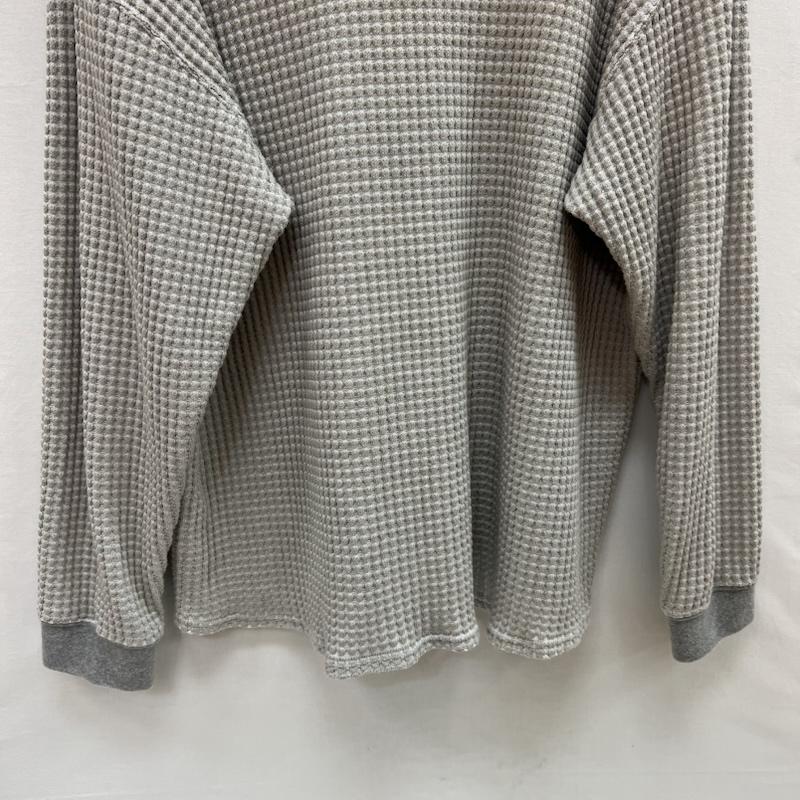 クラクト CLUCT カットソー 長袖 STONEMAN サーマルカットソー ロンT ワッフル XL 灰 / グレー / gray メンズ USED 古着 中古 50154160