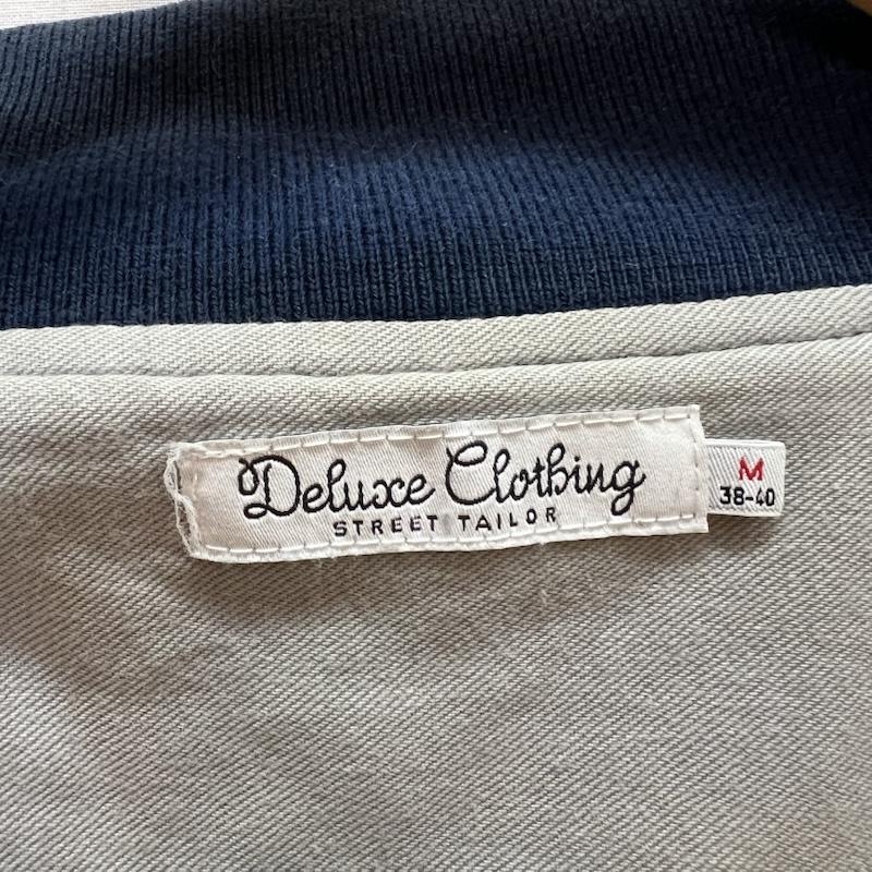 デラックス DELUXE ジャケット、上着 ジャンパー、ブルゾン チェーン刺繍 コットン スタジャン M 紺 / ネイビー / navy メンズ USED 古着 中古 50154161