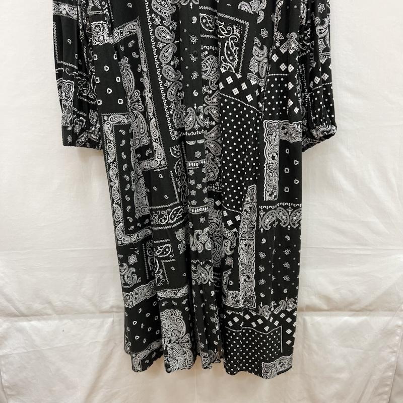 ベイフロー BAYFLOW ワンピース ロングスカート ELEPHANT BRAND 別注 バンダナ ペイズリー ワンピース FREE 黒 / ブラック / black レディース USED 古着 中古 50154163