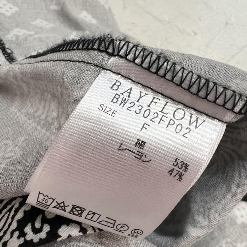 ベイフロー BAYFLOW ワンピース ロングスカート ELEPHANT BRAND 別注 バンダナ ペイズリー ワンピース FREE 黒 / ブラック / black レディース USED 古着 中古 50154163