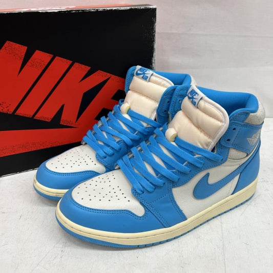 ナイキ NIKE スニーカー スニーカー AIR JORDAN 1 RETRO HIGH OG UNC リイマジンド DZ5485-402 29.5cm 白 / ホワイト / white X 水色 / ライトブルー / メンズ USED 古着 中古 50154169