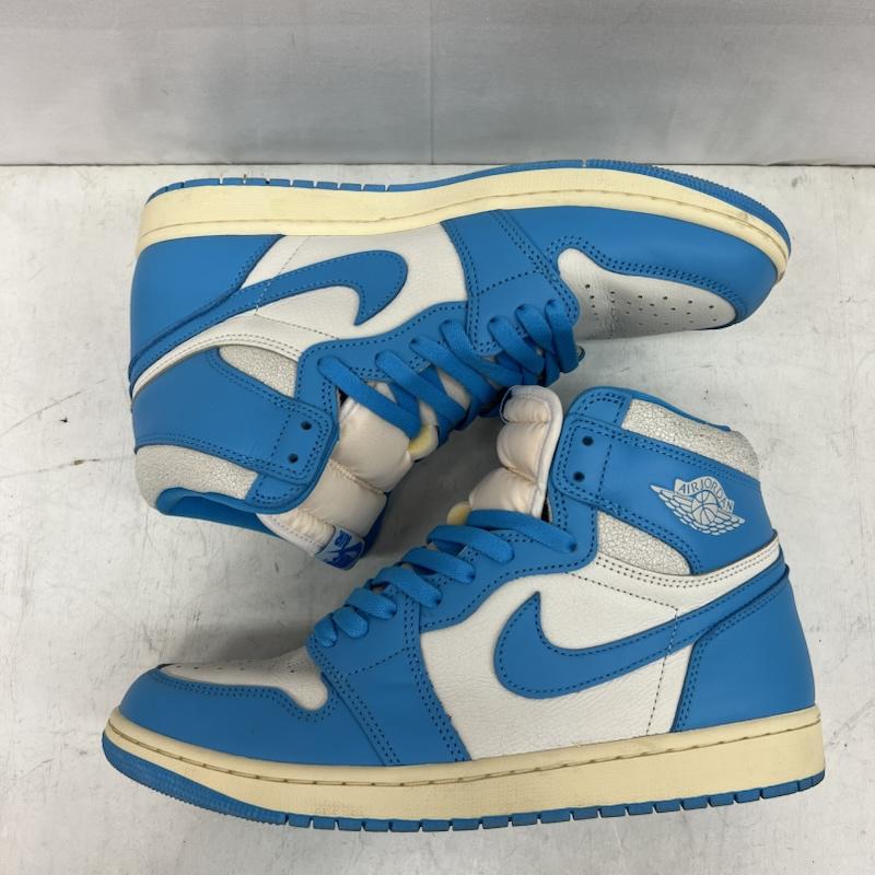 ナイキ NIKE スニーカー スニーカー AIR JORDAN 1 RETRO HIGH OG UNC リイマジンド DZ5485-402 29.5cm 白 / ホワイト / white X 水色 / ライトブルー / メンズ USED 古着 中古 50154169
