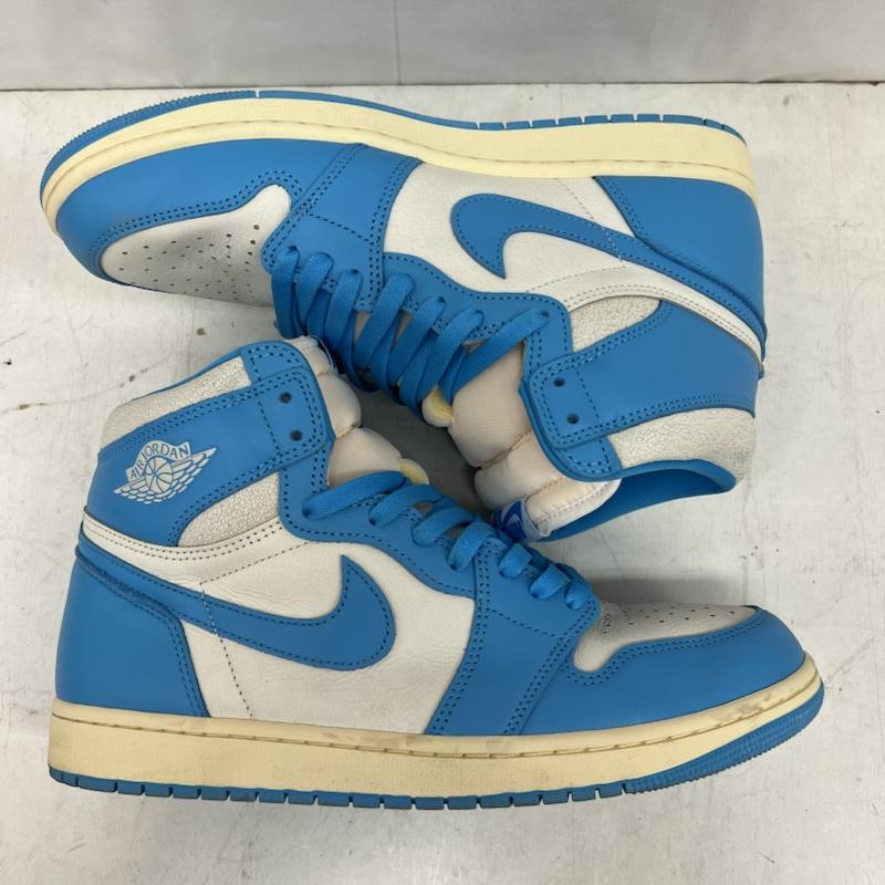 ナイキ NIKE スニーカー スニーカー AIR JORDAN 1 RETRO HIGH OG UNC リイマジンド DZ5485-402 29.5cm 白 / ホワイト / white X 水色 / ライトブルー / メンズ USED 古着 中古 50154169
