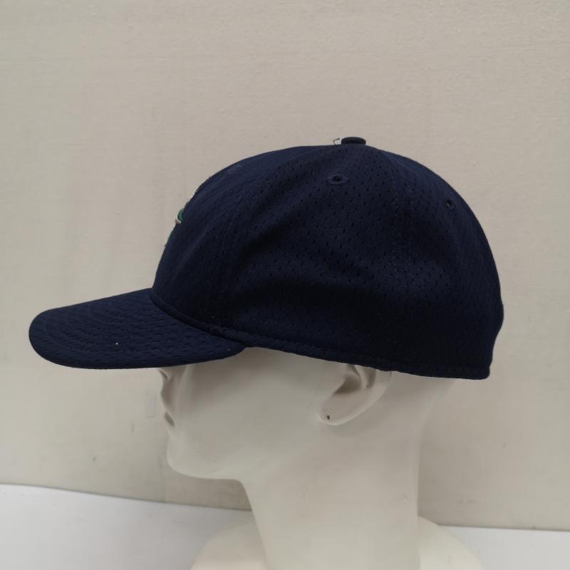 ニューエラ NEW ERA 帽子 キャップ 90s ロゴ無し USA製 シアトル マリナーズ キャップ 7 3/8 - 紺 / ネイビー / navy メンズ USED 古着 中古 50154172