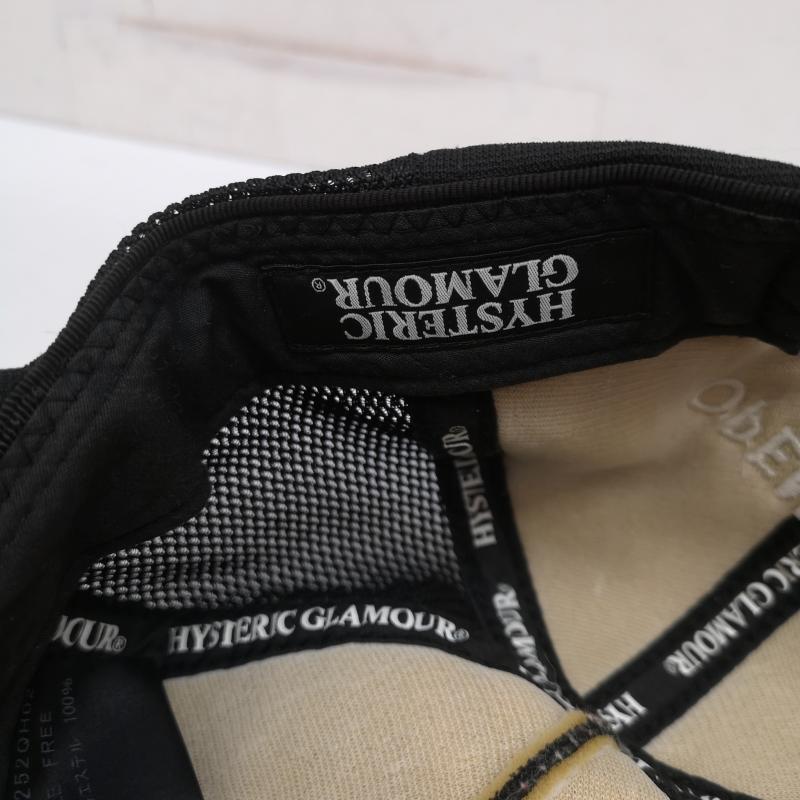 ヒステリックグラマー HYSTERIC GLAMOUR 帽子 キャップ Poor Boy Bread メッシュ キャップ ヒスガール - 黒 / ブラック / black メンズ USED 古着 中古 50154173