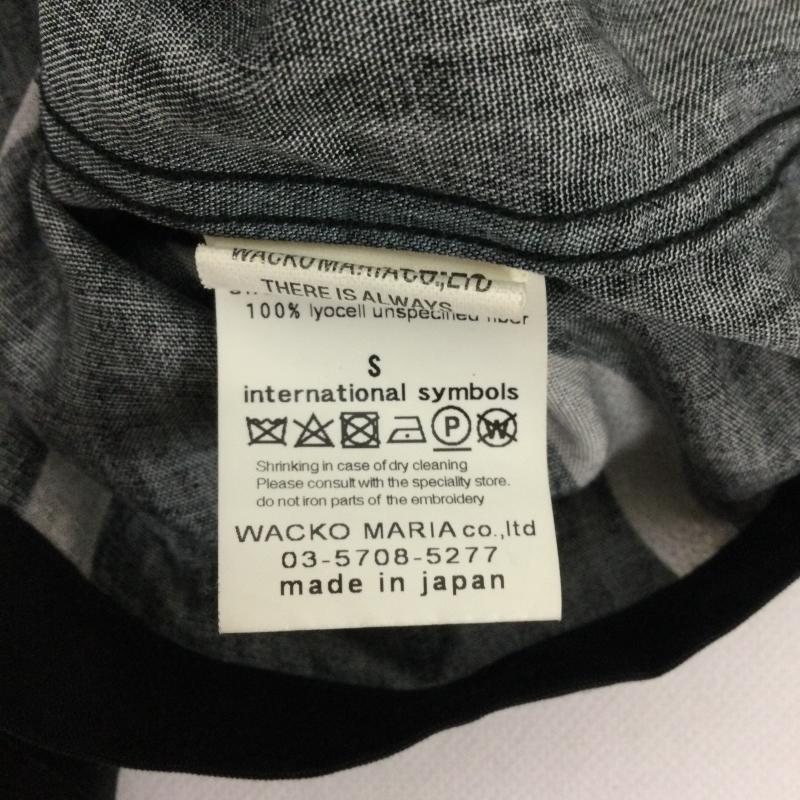 ワコマリア WACKO MARIA シャツ、ブラウス 長袖 WACKO MARIA 刀 長袖アロハシャツ 卍 S プリント 黒 / ブラック / black メンズ USED 古着 中古 50154203