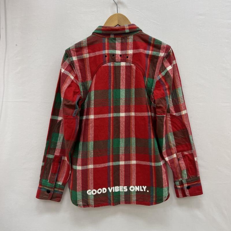 ココロブランド COCOLO BLAND シャツ、ブラウス 長袖 ヘビーネル ワークシャツ S 赤 / レッド / red メンズ USED 古着 中古 50154215