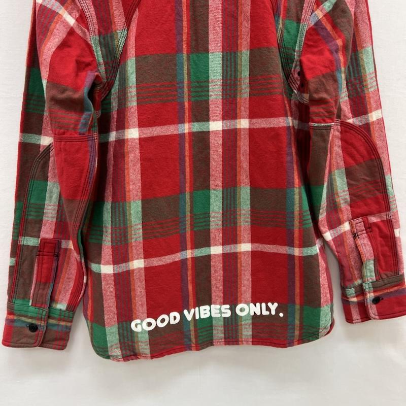 ココロブランド COCOLO BLAND シャツ、ブラウス 長袖 ヘビーネル ワークシャツ S 赤 / レッド / red メンズ USED 古着 中古 50154215