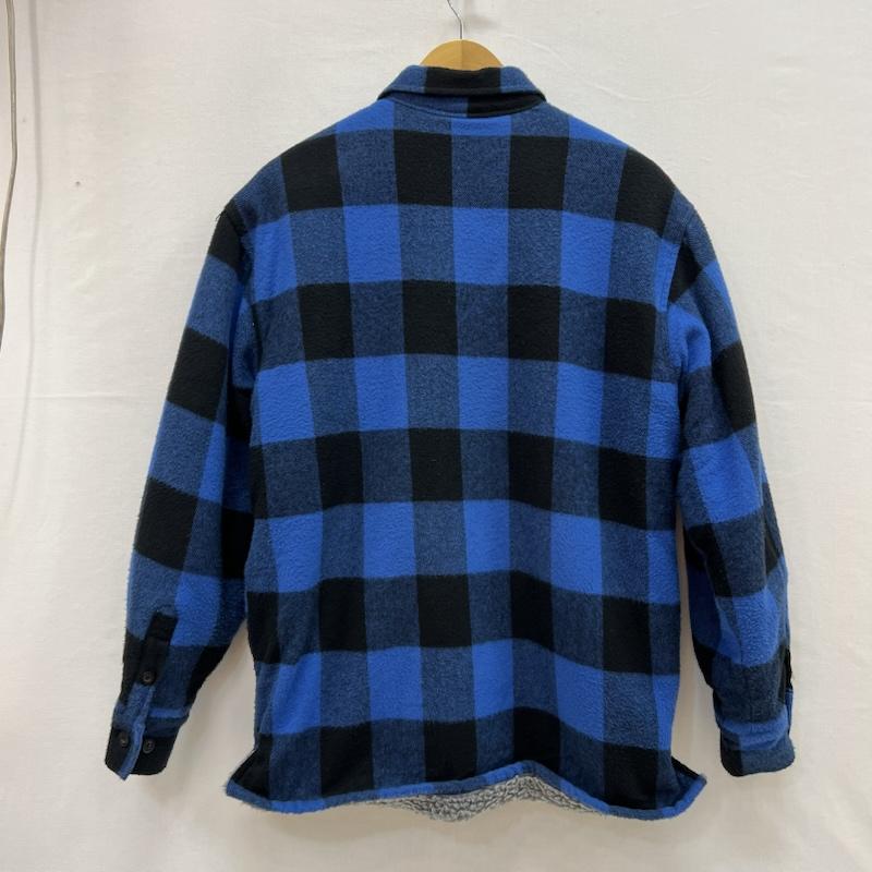 ロスコ ROTHCO シャツ、ブラウス 長袖 バッファローチェック ボアライナー ネルシャツ S 青 / ブルー / blue メンズ USED 古着 中古 50154216