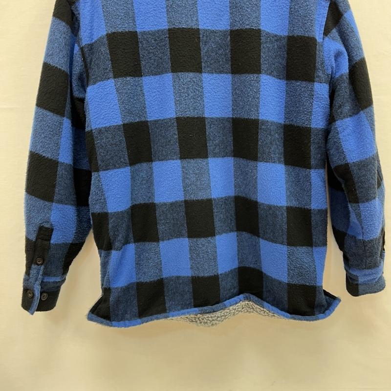 ロスコ ROTHCO シャツ、ブラウス 長袖 バッファローチェック ボアライナー ネルシャツ S 青 / ブルー / blue メンズ USED 古着 中古 50154216