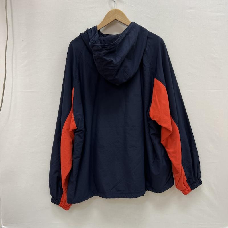 アンディフィーテッド UNDEFEATED ジャケット、上着 ジャンパー、ブルゾン ナイロン アノラックパーカー ハーフジップ L 紺 / ネイビー / navy メンズ USED 古着 中古 50154218