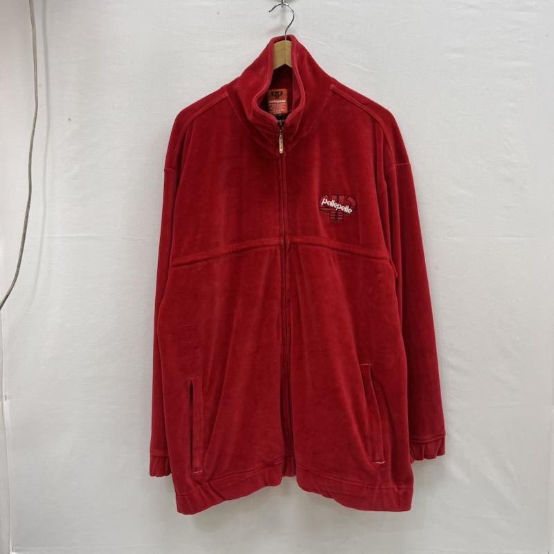 ペレペレ PELLEPELLE ジャケット、上着 ジャンパー、ブルゾン 90s 00s ベロア トラックジャケット L 赤 / レッド / red メンズ USED 古着 中古 50154222