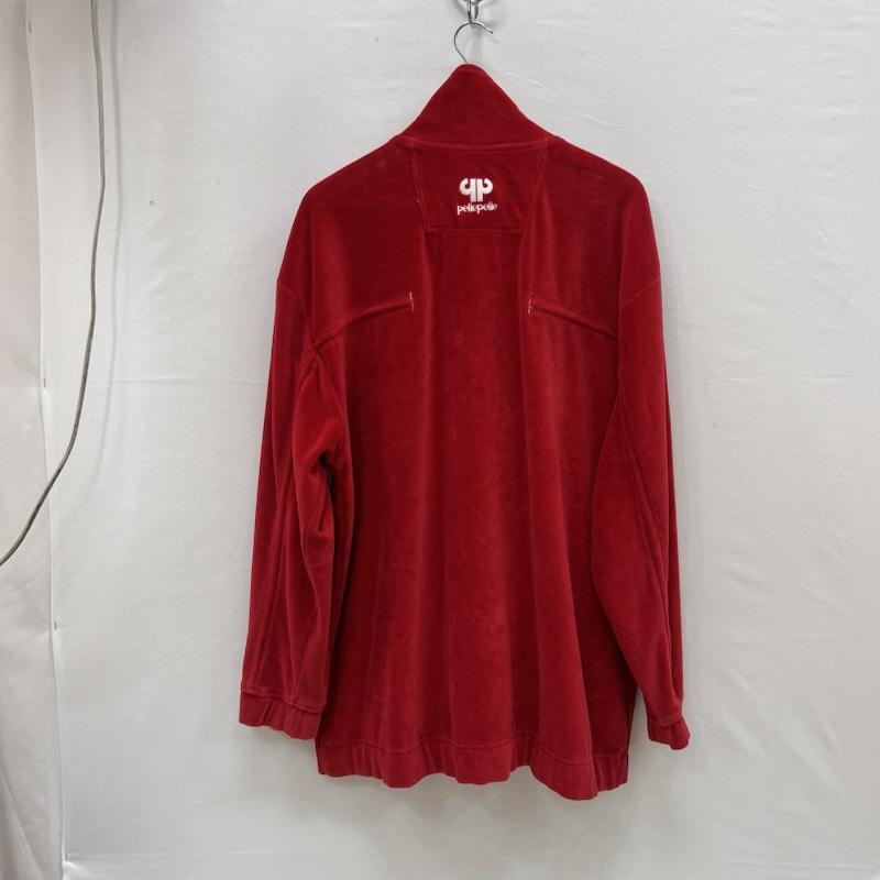 ペレペレ PELLEPELLE ジャケット、上着 ジャンパー、ブルゾン 90s 00s ベロア トラックジャケット L 赤 / レッド / red メンズ USED 古着 中古 50154222
