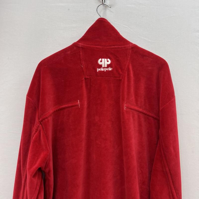 ペレペレ PELLEPELLE ジャケット、上着 ジャンパー、ブルゾン 90s 00s ベロア トラックジャケット L 赤 / レッド / red メンズ USED 古着 中古 50154222
