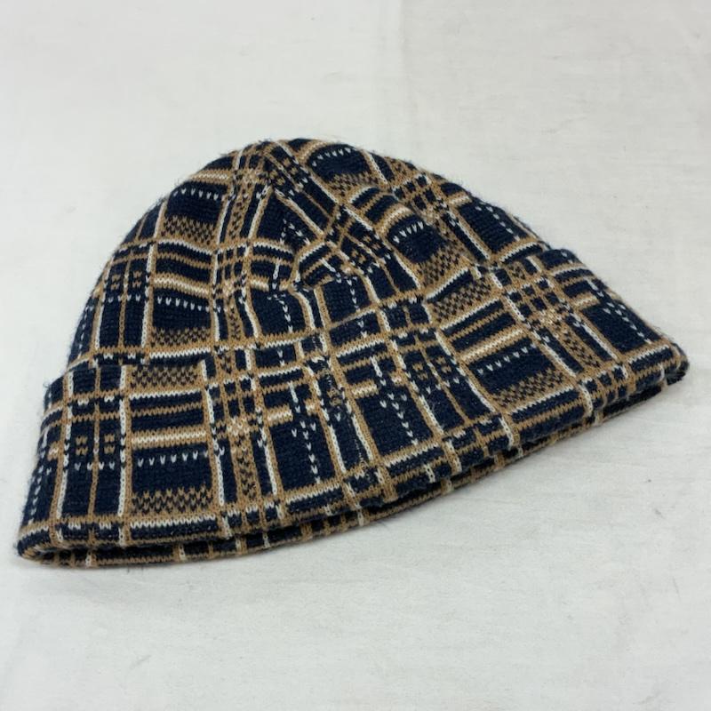 シュプリーム Supreme 帽子 ニット帽 21AW Plaid Beanie アクリル ビーニー ニット帽 - 総柄 X ロゴ、文字 マルチカラー / マルチカラー / multicolor メンズ USED 古着 中古 50154253