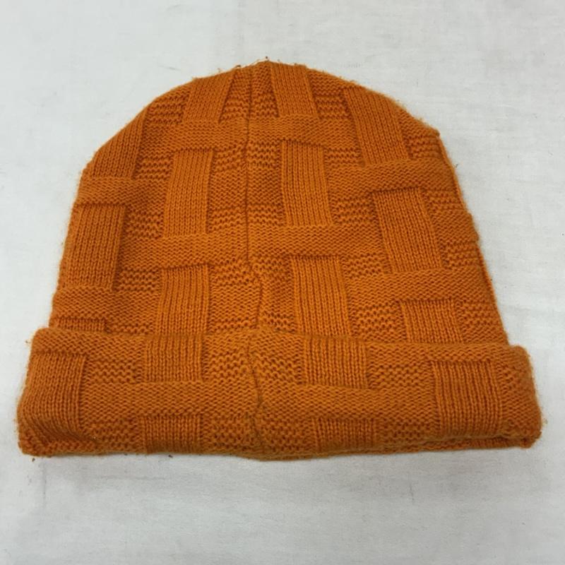 シュプリーム Supreme 帽子 ニット帽 19AW Basket Weave Beanie ボックスロゴ ビーニー ニット帽 - ワンポイント X ロゴ、文字 橙 / オレンジ / orange X 赤 / レッド / red メンズ USED 古着 中古 50154254