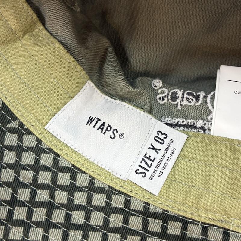 ダブルタップス WTAPS 帽子 ハット 21AW JUNGLE 03 HAT / COTTON.TWILL.CAMO コットンツイル カモフラ ジャングルハット 212HCDT-HT17 - カモフラージュ柄・迷彩 X ロゴ、文字 メンズ USED 古着 中古 50154255