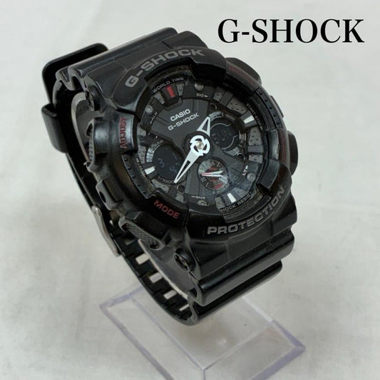 ジーショック G-SHOCK 腕時計 デジタル GA-120-1AJF アナログ デジタル ラバー 腕時計 - ロゴ、文字 黒 / ブラック / black メンズ USED 古着 中古 50154260