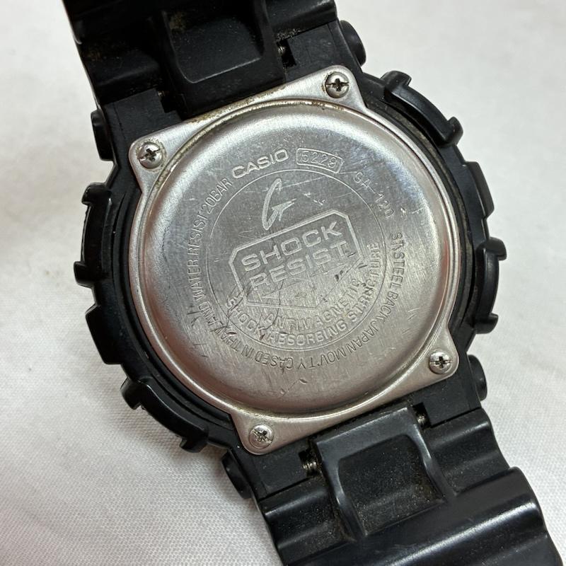 ジーショック G-SHOCK 腕時計 デジタル GA-120-1AJF アナログ デジタル ラバー 腕時計 - ロゴ、文字 黒 / ブラック / black メンズ USED 古着 中古 50154260